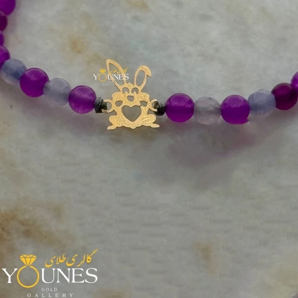 دستبند خرگوش طلا لیزری